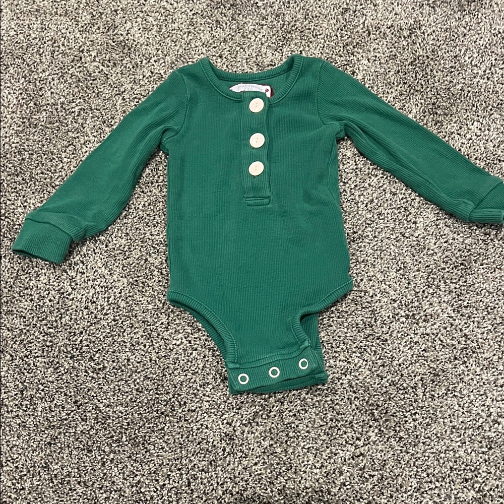 SweetHoney Teal Long Sleeve Bodysuit